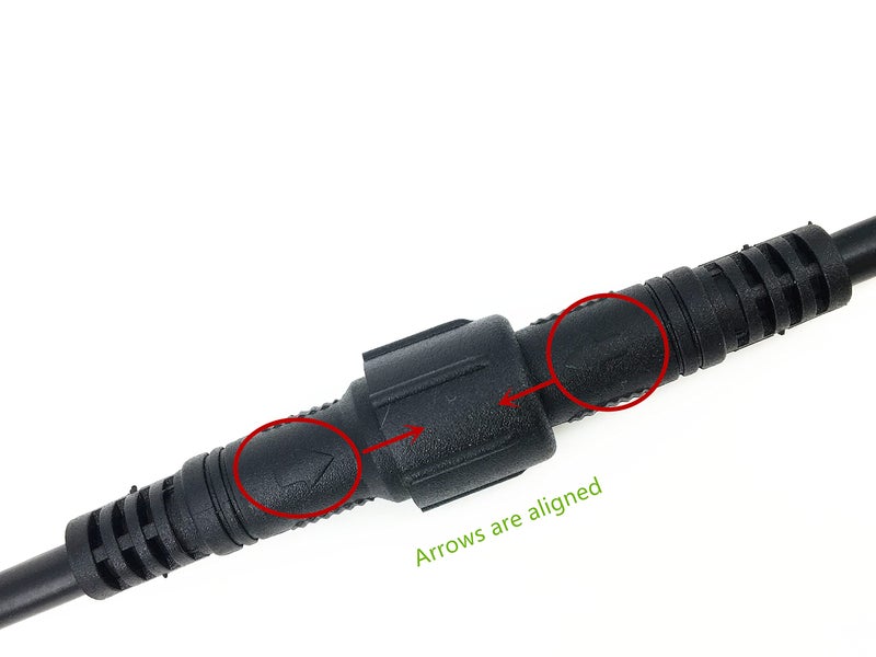 HUALAND 6 Pairs Pack Black Pigtail Plastics Waterproof 2 cores Waterproof Connection Cable with Plug and Socket Connector Adapter 2 pins 2 pin Plug LED Light Bars led connctor Waterproof Connector - Image 3